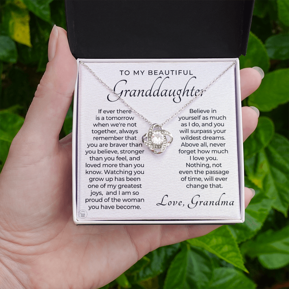 Granddaughter Gift | Believe Necklace 0547T8