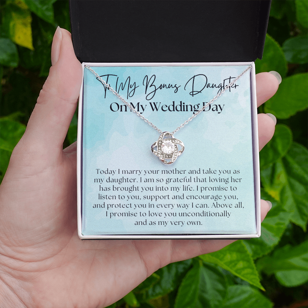 Stepdaughter Wedding Gift | Promise Necklace 0550T11