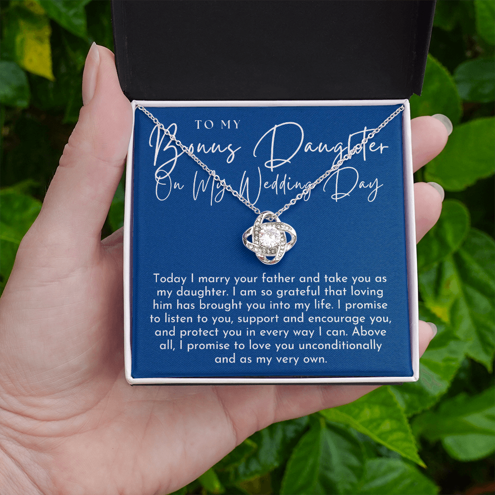 Stepdaughter Wedding Gift | Promise Necklace 0551T5