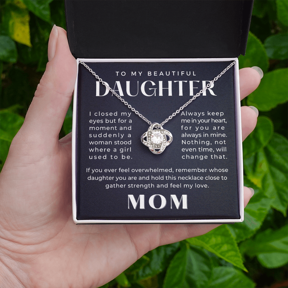 Daughter Gift From Mom | Keep Me Necklace 0580T8