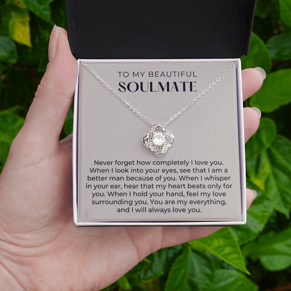 Gift For Wife, To My Soulmate | When I Necklace  0532T3
