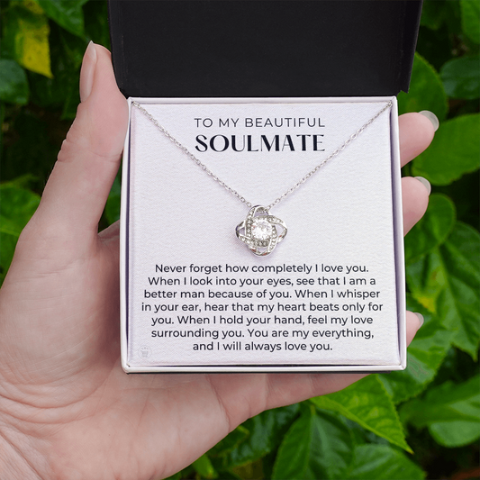 Gift For Wife, To My Soulmate | When I Necklace  0532T6