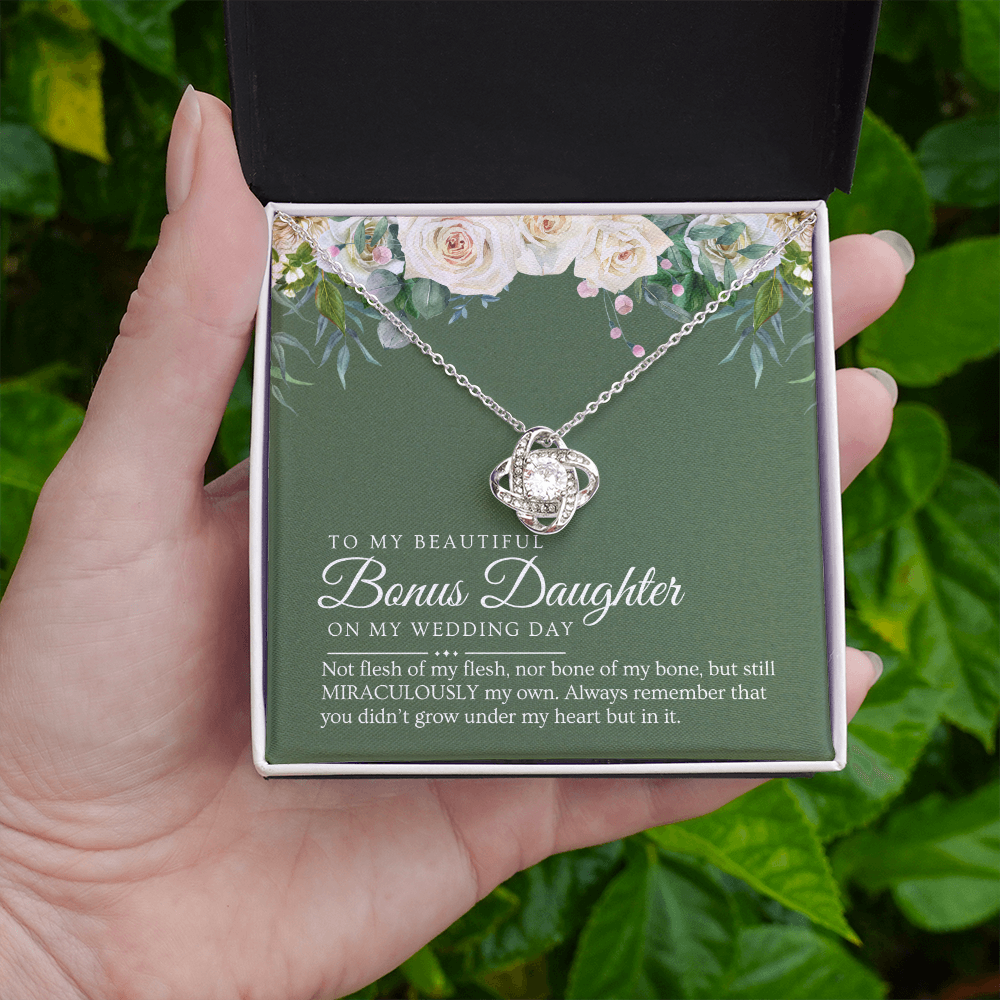 Stepdaughter Wedding Gift | In My Heart Necklace 0554T5