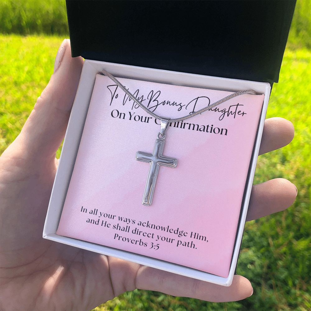 Confirmation Gift For Girl | Your Path Cross Necklace 0816SSCN