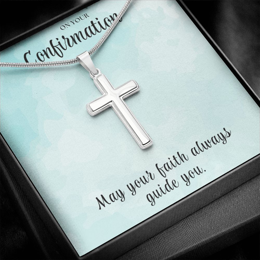 Christian Gift For Her | Faith Cross Necklace 0808SSCN