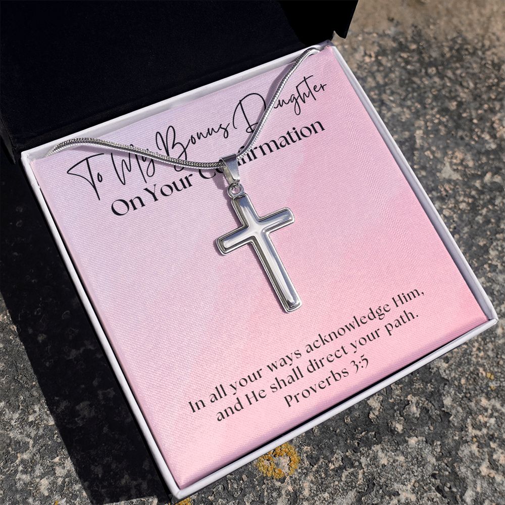 Confirmation Gift For Girl | Your Path Cross Necklace 0816SSCN