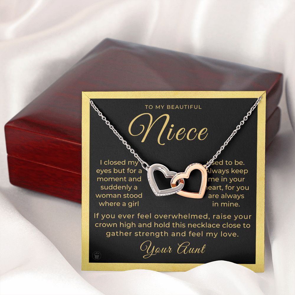 Niece Gift From Aunt | In My Heart Necklace 0632T7