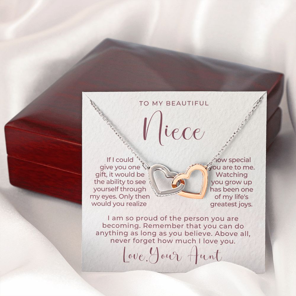 Niece Gift From Aunt | My Love Necklace 0628T16