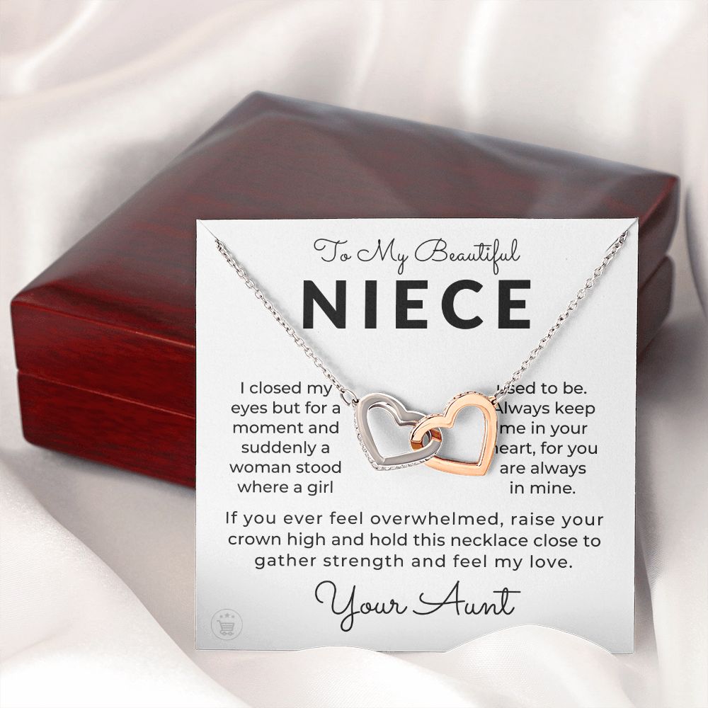 Niece Gift From Aunt | In My Heart Necklace 0632T2