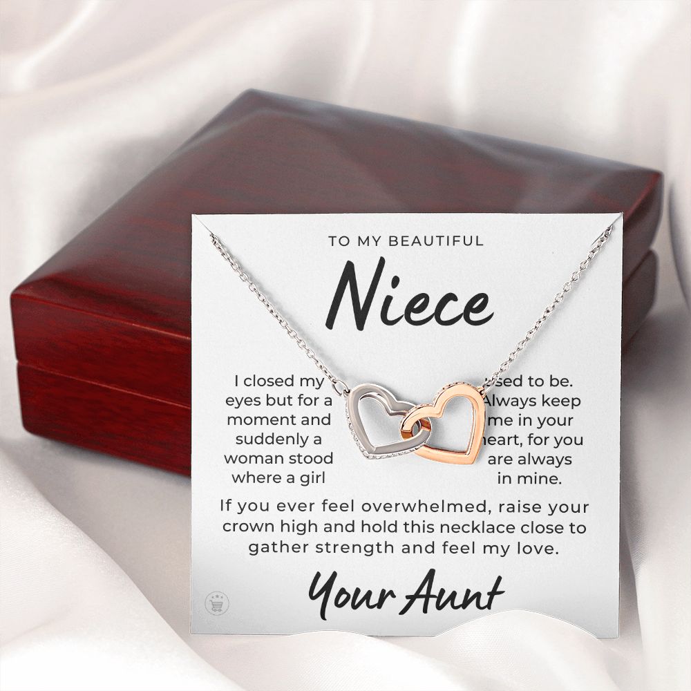 Niece Gift From Aunt | In My Heart Necklace 0632T1