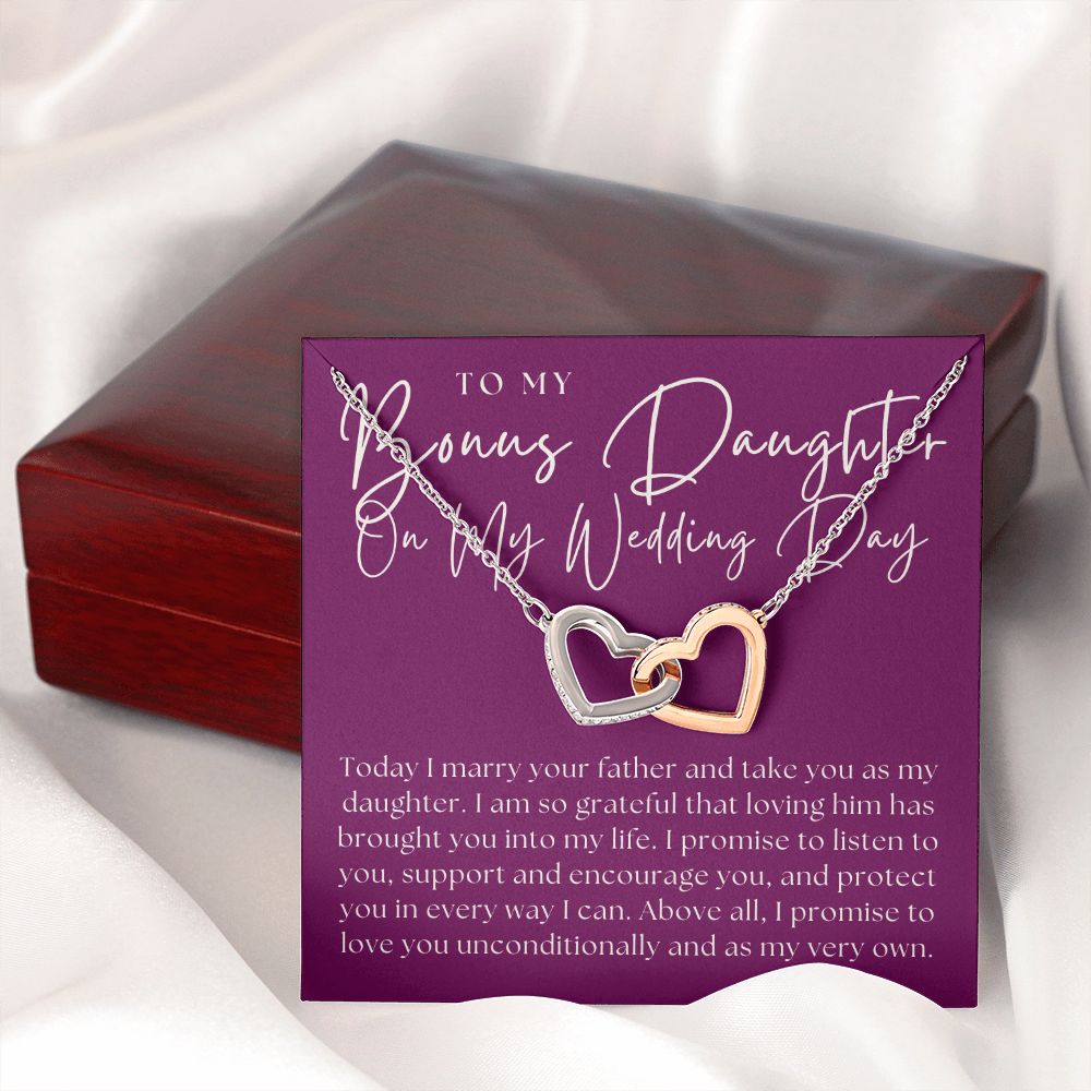 Stepdaughter Wedding Gift | Promise Necklace 0634T8