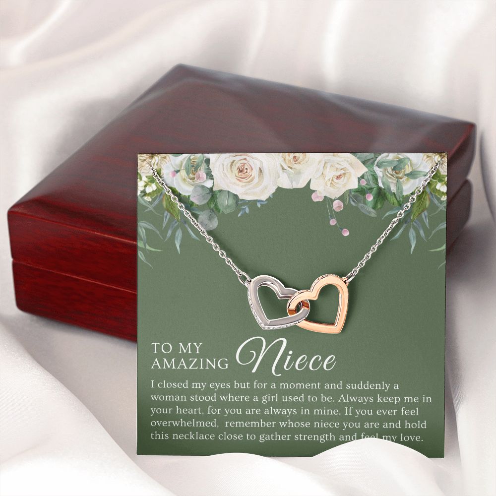 Niece Gift From Aunt | In My Heart Necklace 0631T11