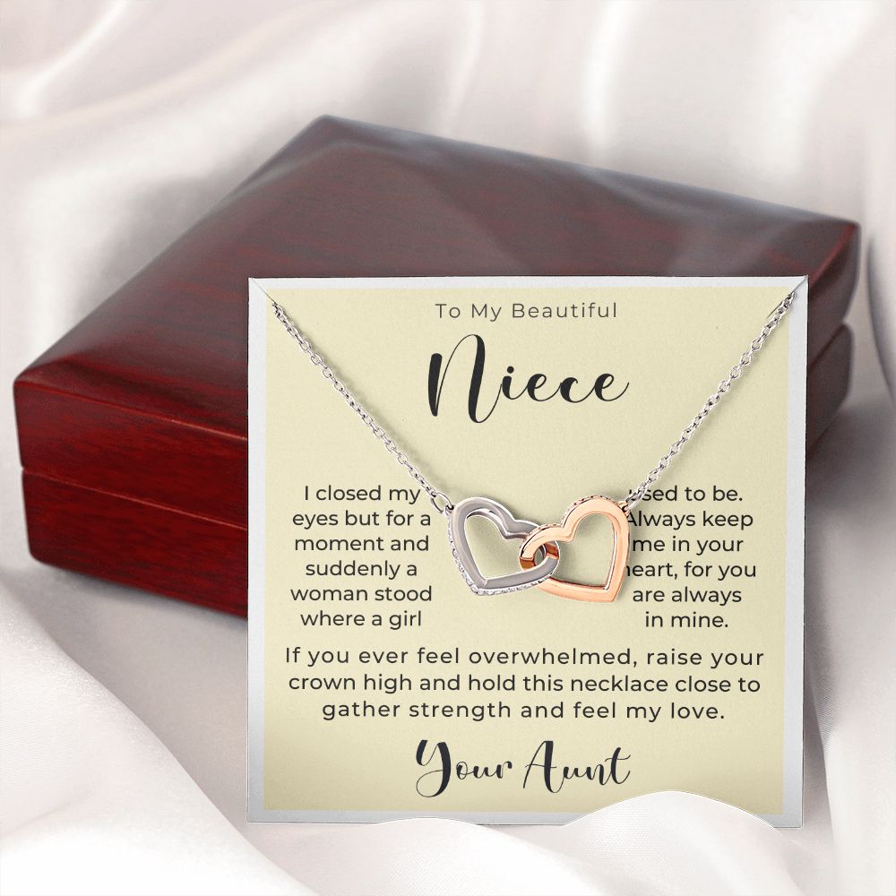 Niece Gift From Aunt | In My Heart Necklace 0632T4