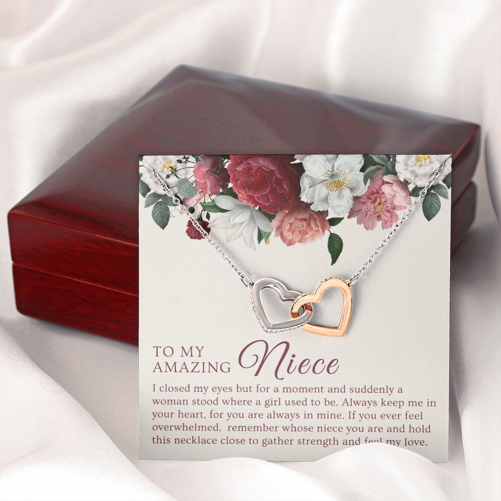 Niece Gift From Aunt | In My Heart Necklace 0631T12