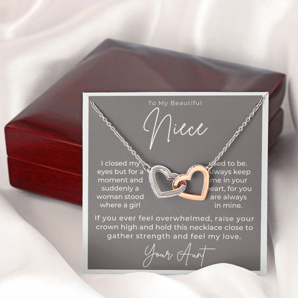 Niece Gift From Aunt | In My Heart Necklace 0632T3