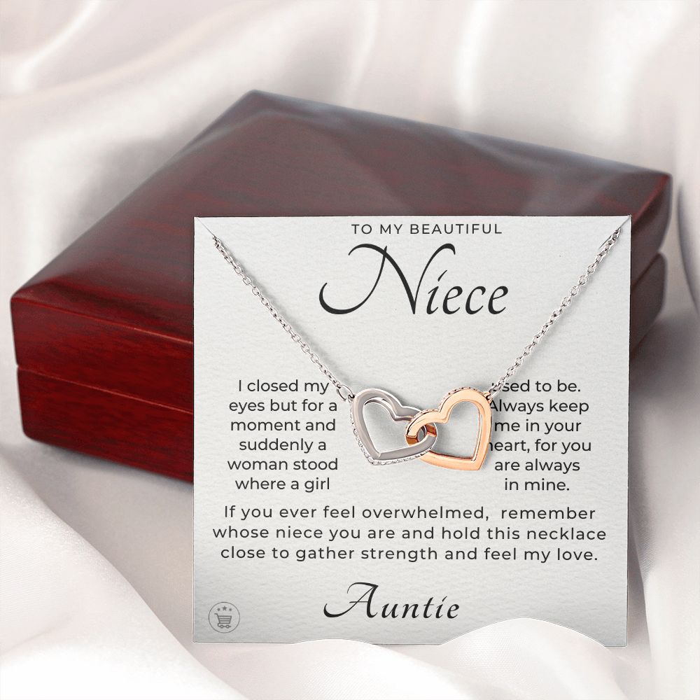 Niece Gift From Aunt | In My Heart Necklace 0631T5