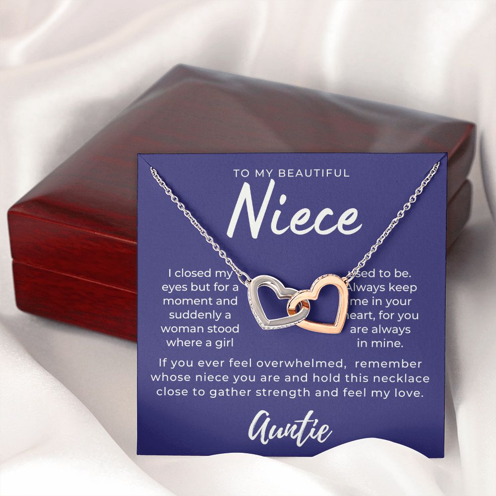 Niece Gift From Aunt | In My Heart Necklace 0631T10