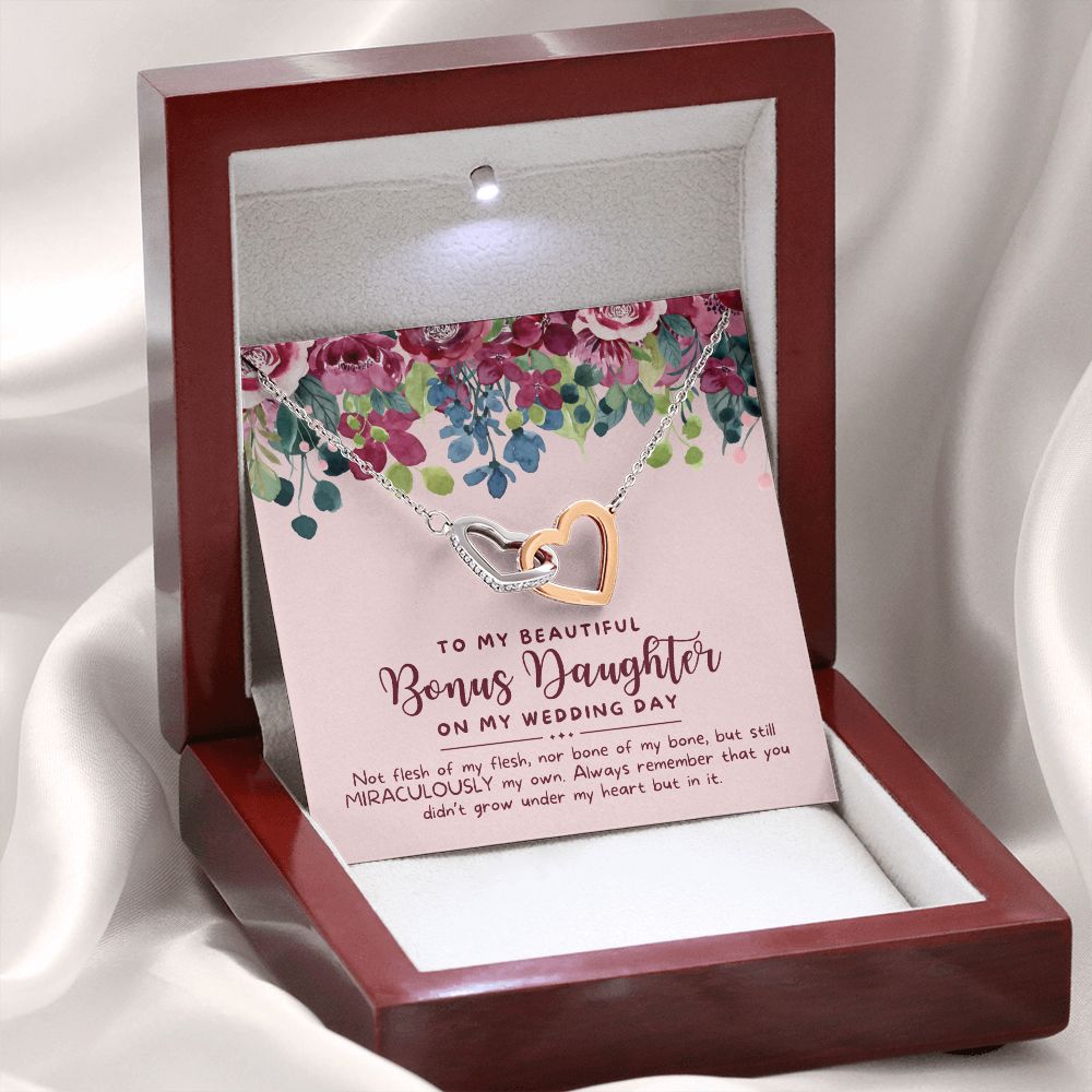 Stepdaughter Wedding Gift | In My Heart Necklace 0637T1