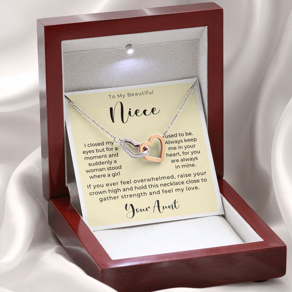 Niece Gift From Aunt | In My Heart Necklace 0632T4