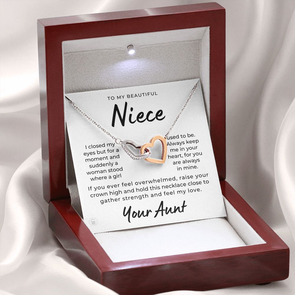Niece Gift From Aunt | In My Heart Necklace 0632T1