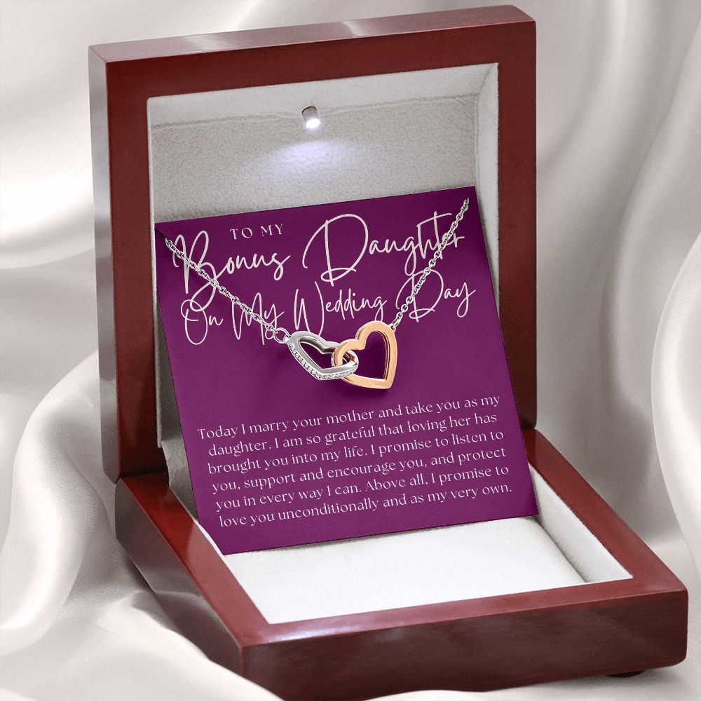 Stepdaughter Wedding Gift | Promise Necklace 0633T8