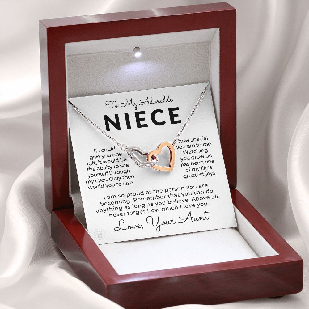Niece Gift From Aunt | My Love Necklace 0628T2