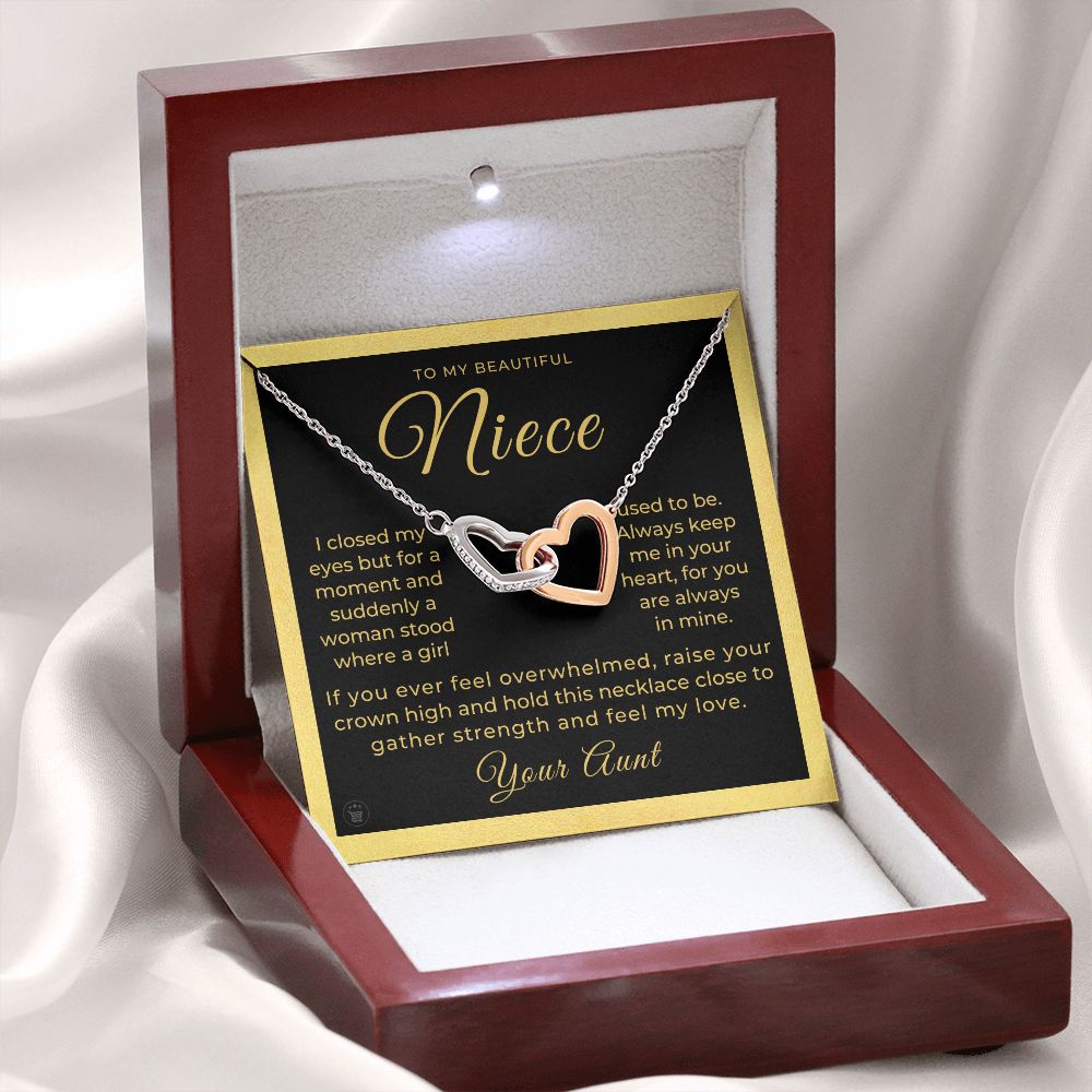 Niece Gift From Aunt | In My Heart Necklace 0632T7