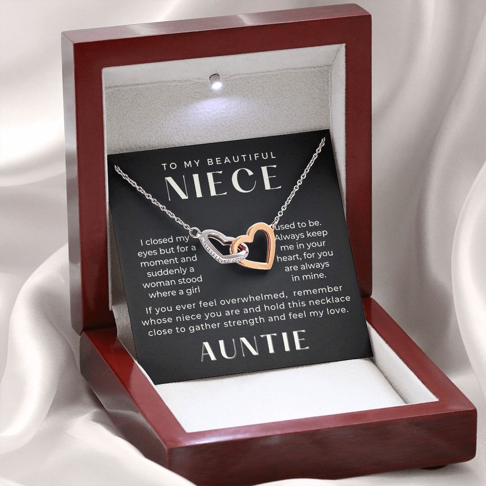Niece Gift From Aunt | In My Heart Necklace 0631T8