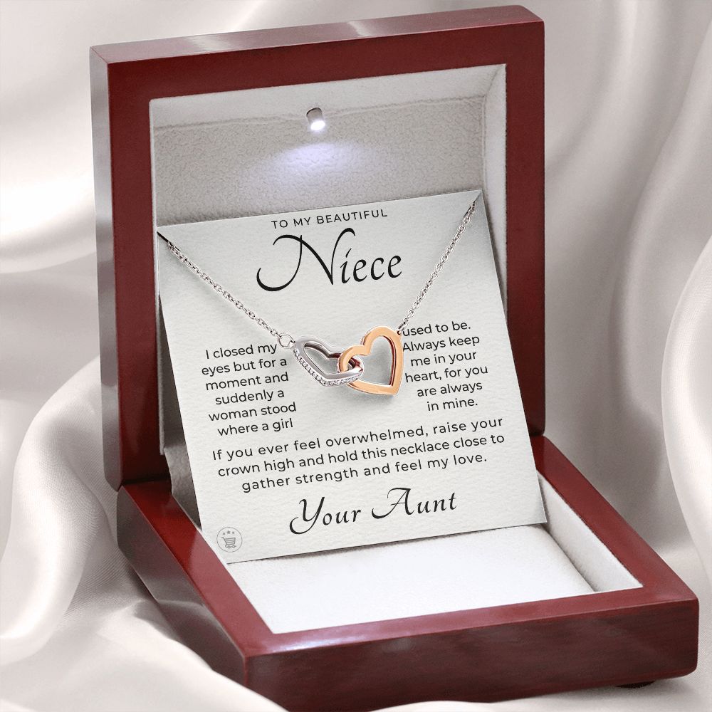 Niece Gift From Aunt | In My Heart Necklace 0632T5