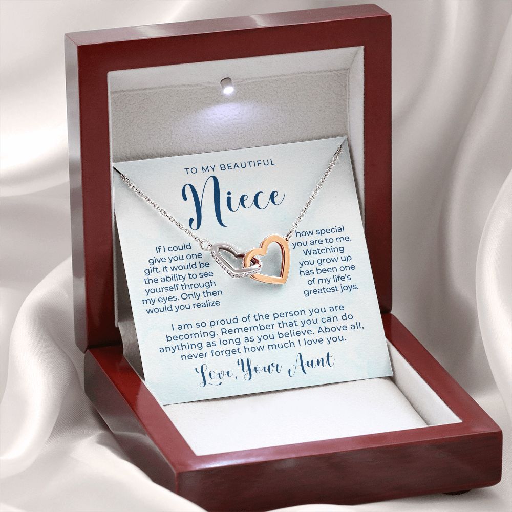 Niece Gift From Aunt | My Love Necklace 0628T15