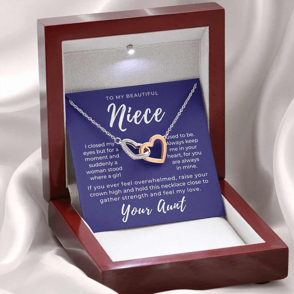 Niece Gift From Aunt | In My Heart Necklace 0632T10
