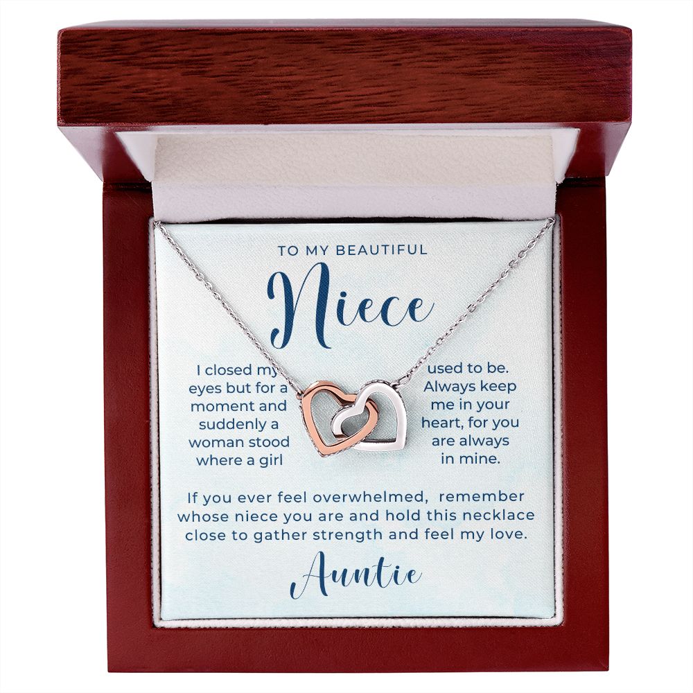 Niece Gift From Aunt | In My Heart Necklace 0631T15