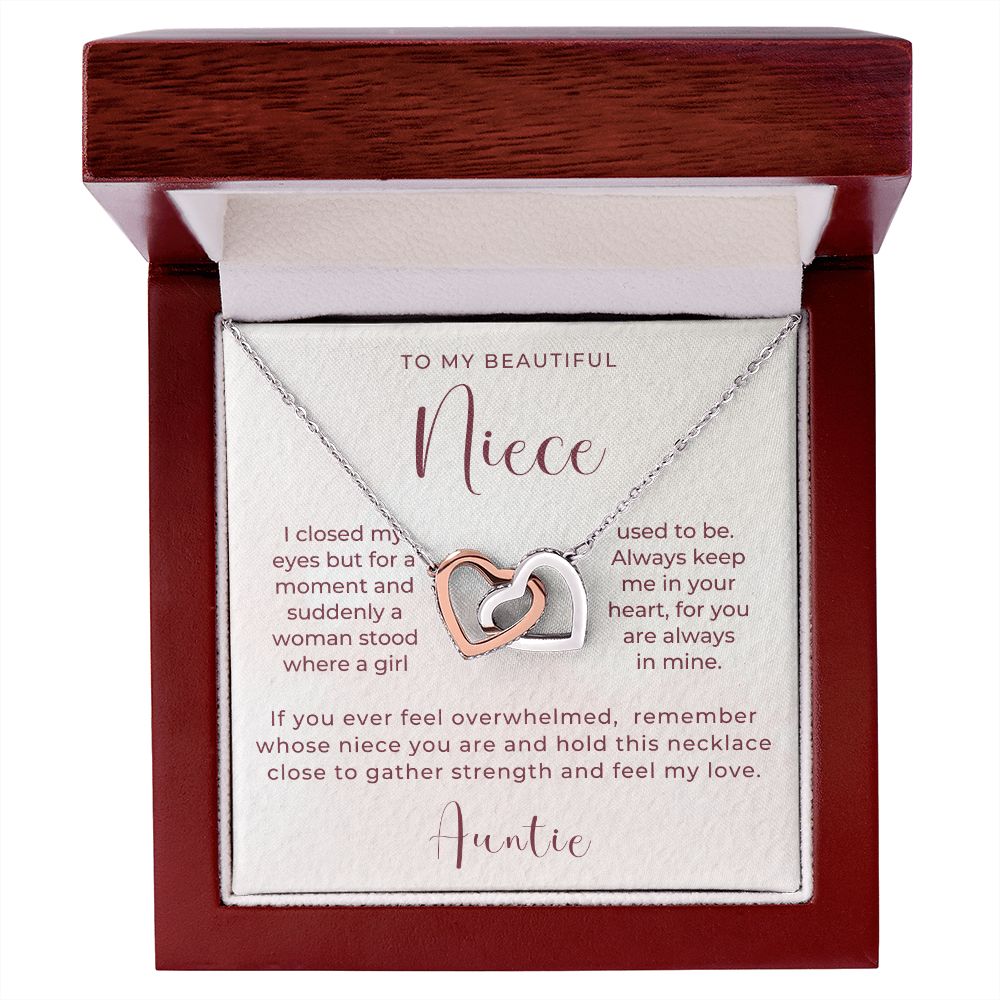 Niece Gift From Aunt | In My Heart Necklace 0631T16