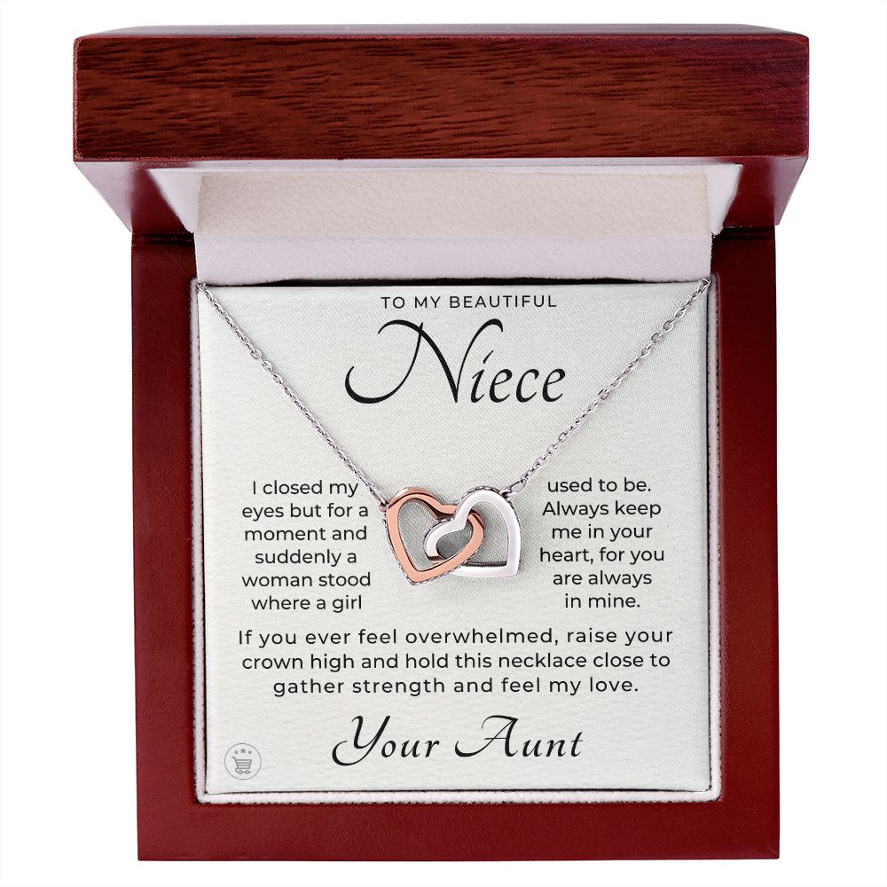 Niece Gift From Aunt | In My Heart Necklace 0632T5