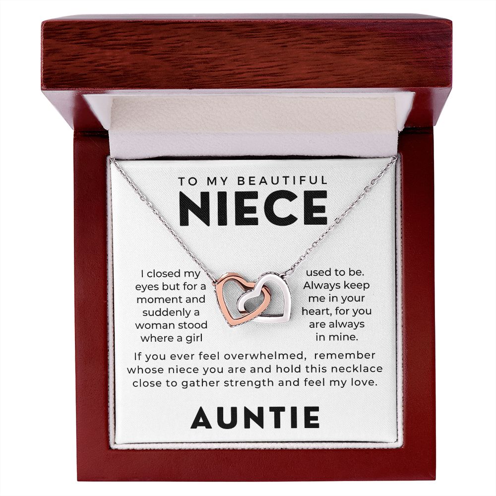 Niece Gift From Aunt | In My Heart Necklace 0631T9