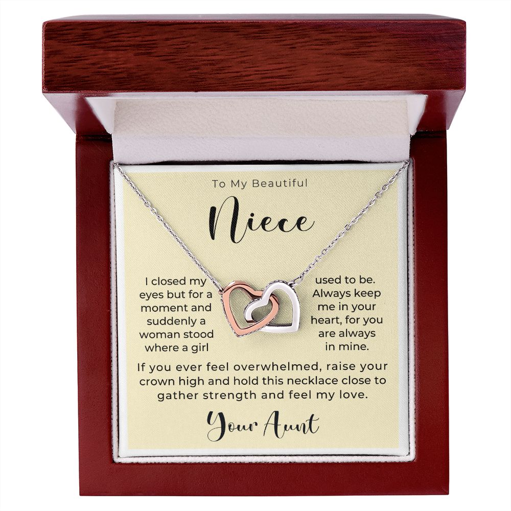 Niece Gift From Aunt | In My Heart Necklace 0632T4