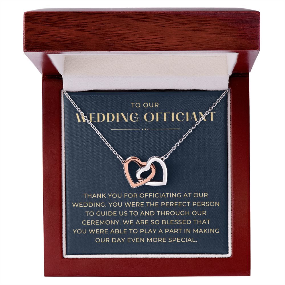 Officiant Proposal Gift | Thank You Necklace 0590T9