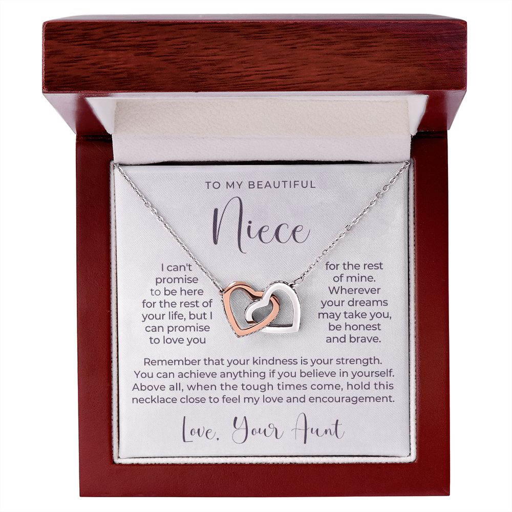 Niece Gift From Aunt | My Promise Necklace 0630T17