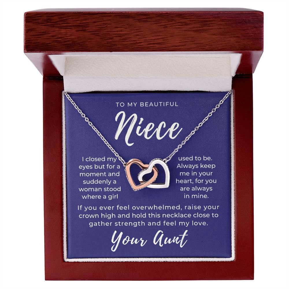 Niece Gift From Aunt | In My Heart Necklace 0632T10