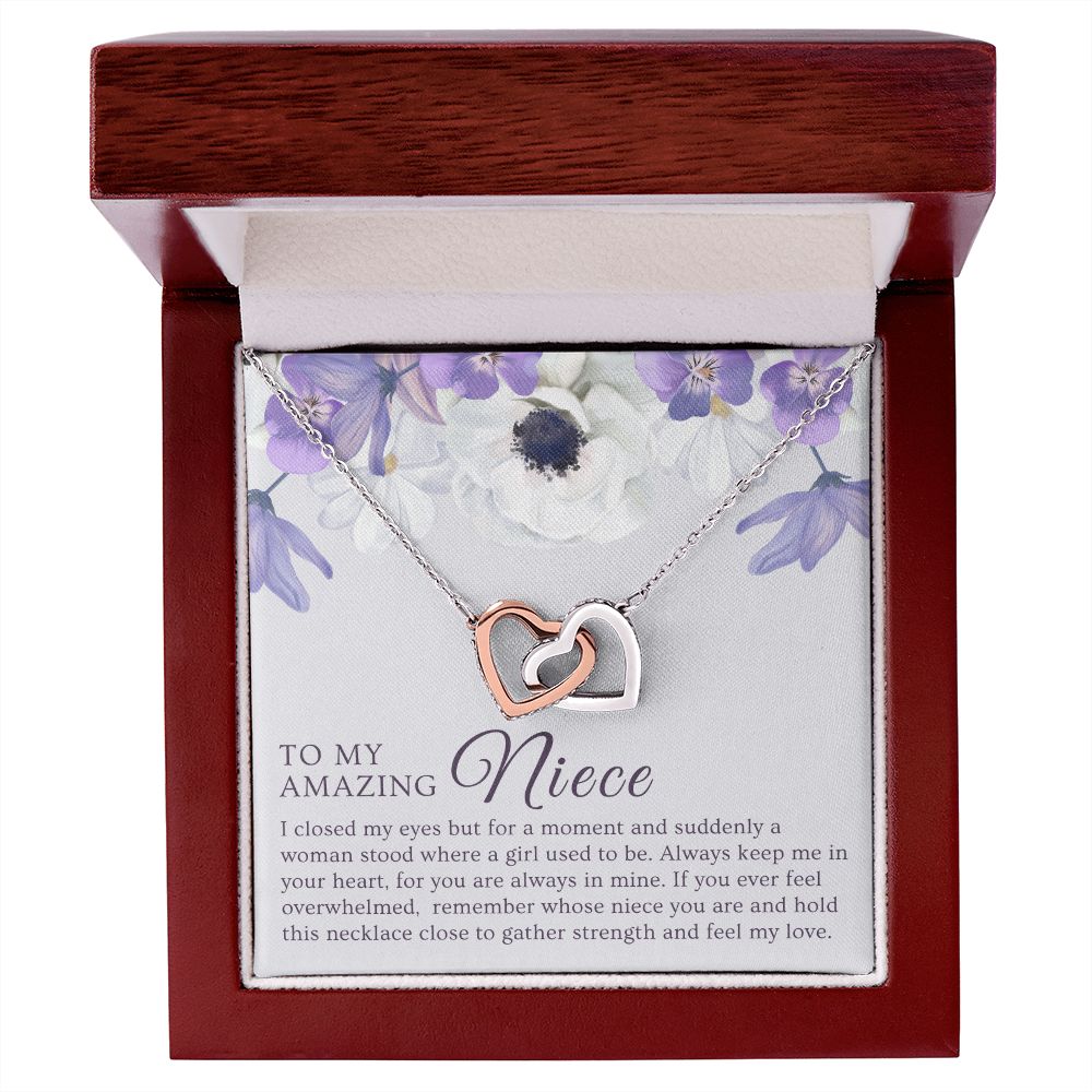 Niece Gift From Aunt | In My Heart Necklace 0631T14