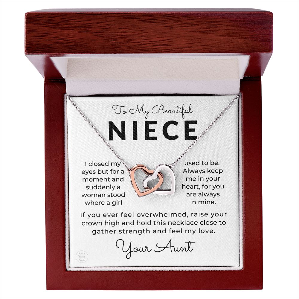 Niece Gift From Aunt | In My Heart Necklace 0632T2