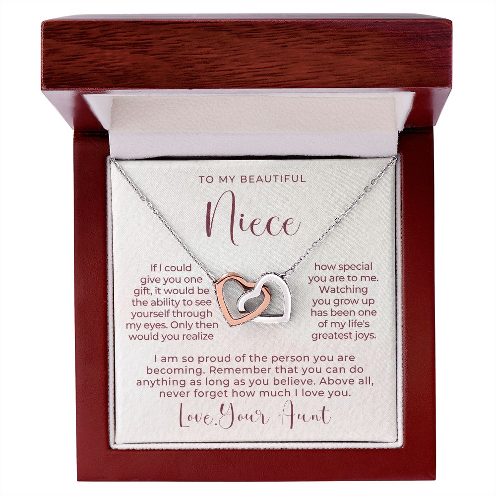 Niece Gift From Aunt | My Love Necklace 0628T16