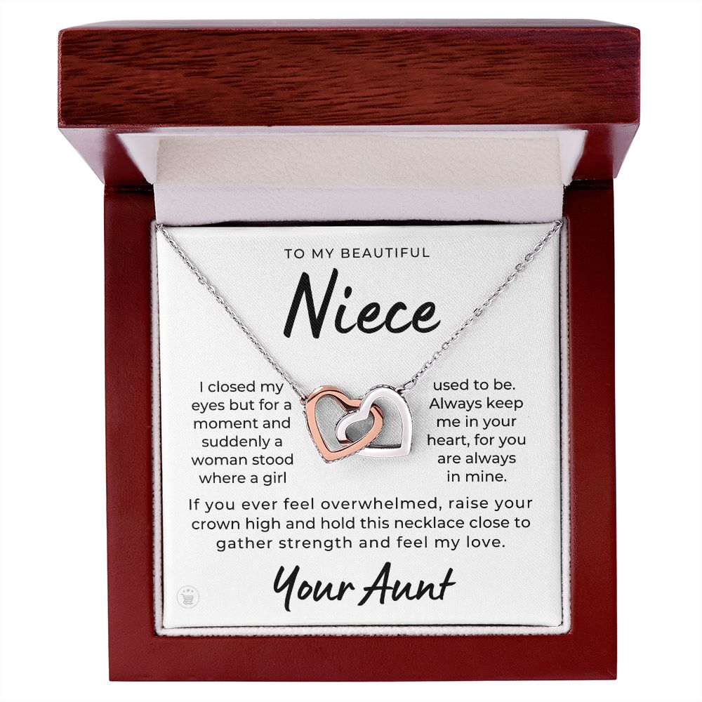 Niece Gift From Aunt | In My Heart Necklace 0632T1