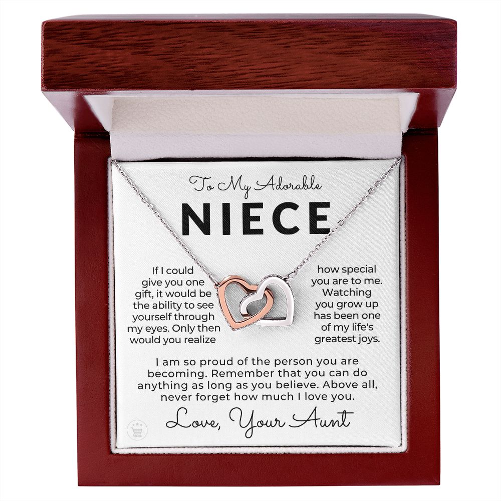Niece Gift From Aunt | My Love Necklace 0628T2