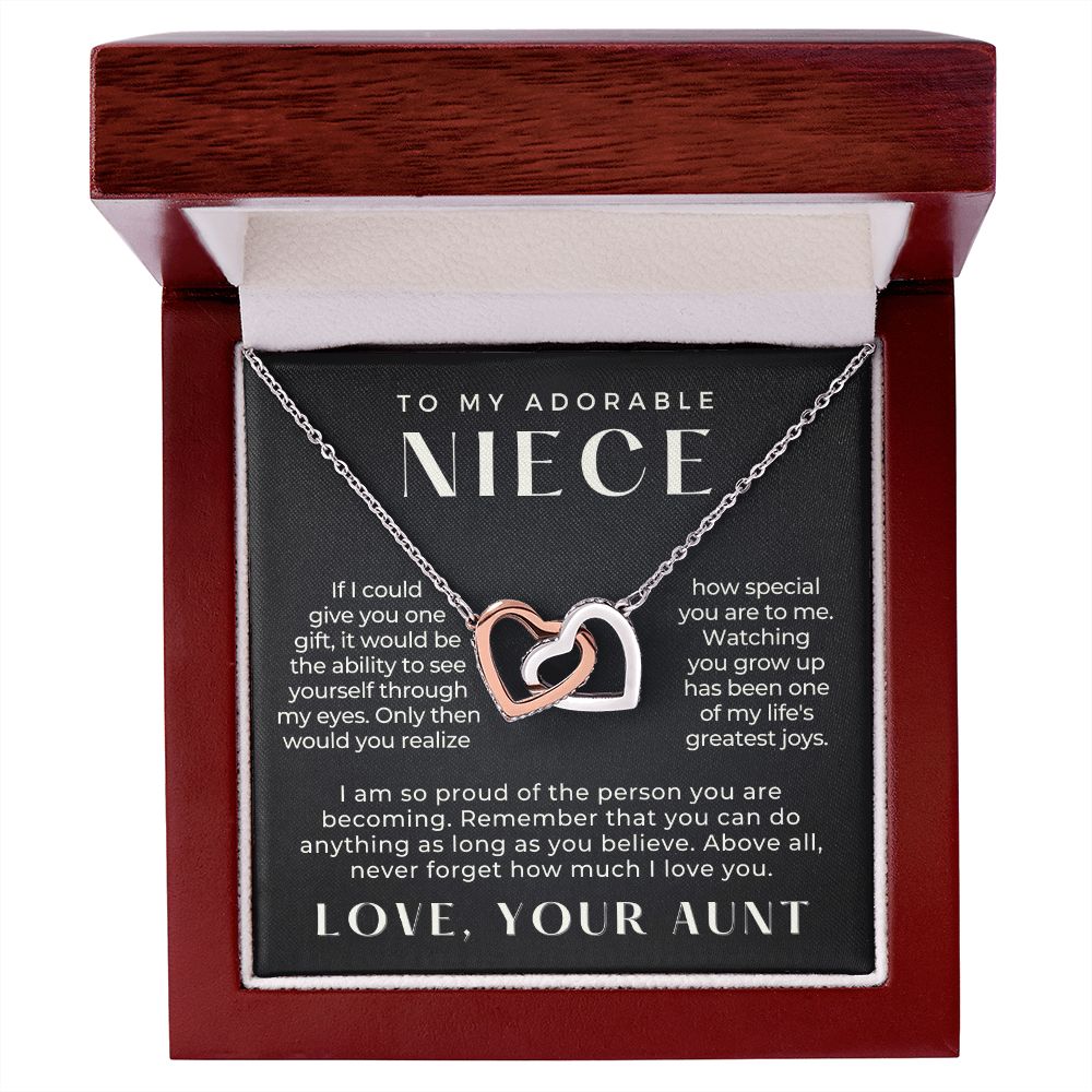 Niece Gift From Aunt | My Love Necklace 0628T8