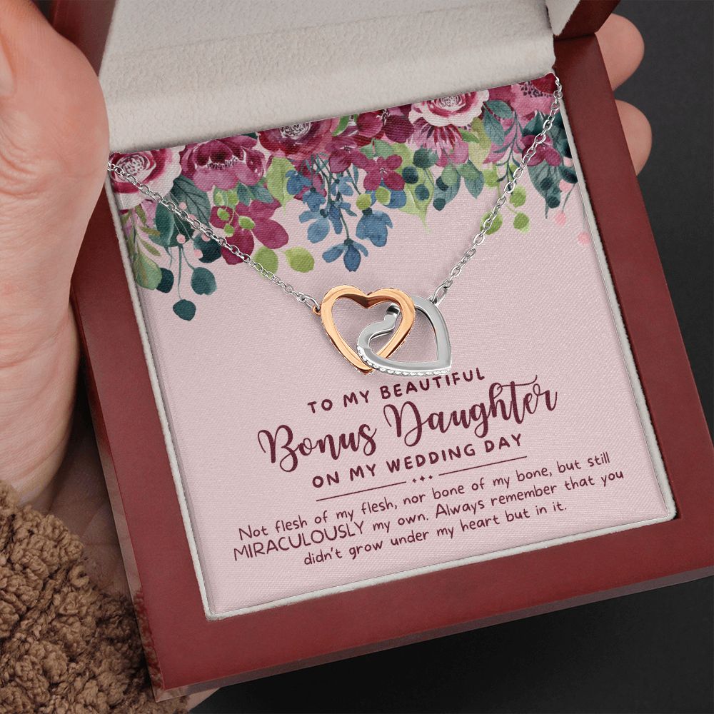Stepdaughter Wedding Gift | In My Heart Necklace 0637T1