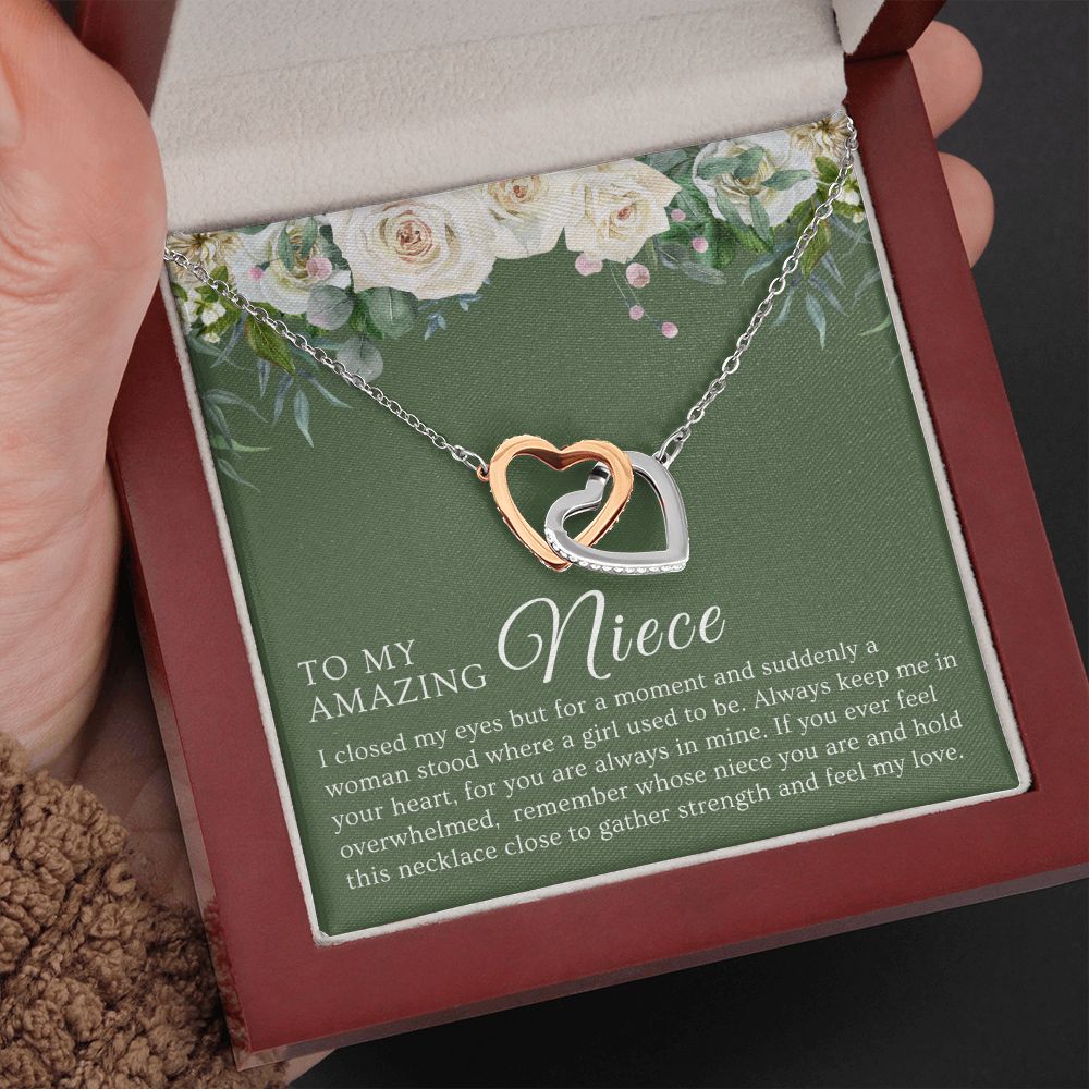 Niece Gift From Aunt | In My Heart Necklace 0631T11
