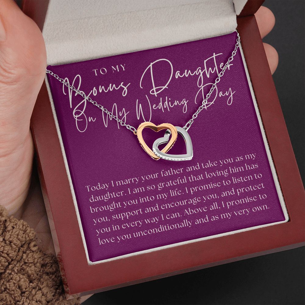 Stepdaughter Wedding Gift | Promise Necklace 0634T8