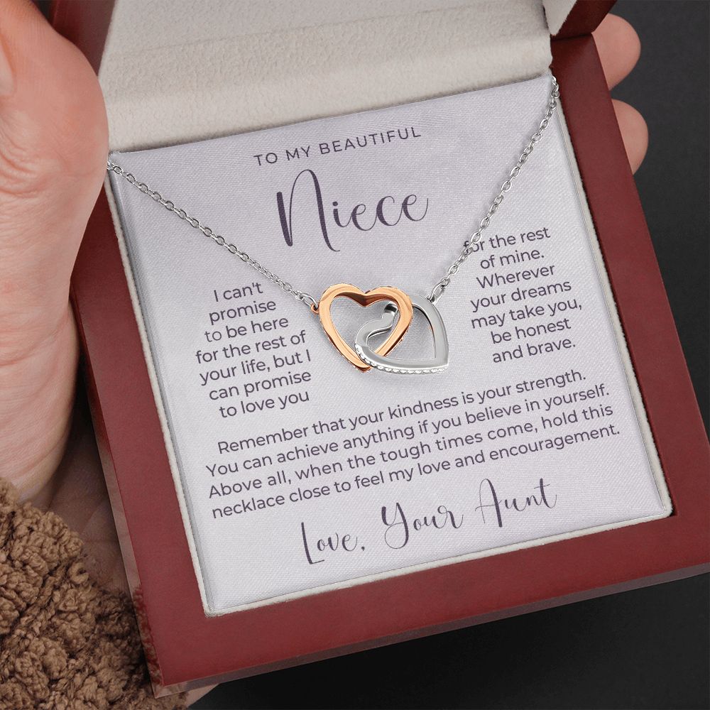 Niece Gift From Aunt | My Promise Necklace 0630T17