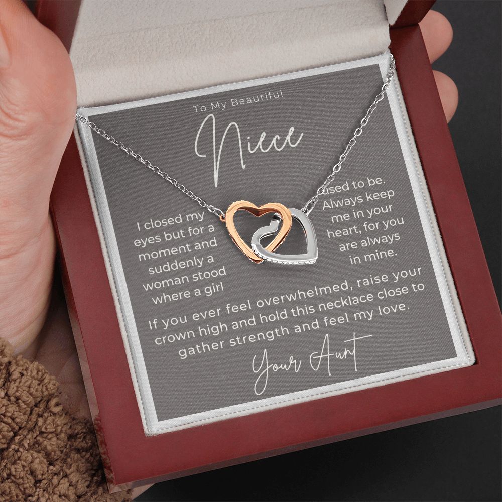 Niece Gift From Aunt | In My Heart Necklace 0632T3